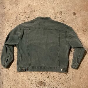 Men's Green Denim Jacket